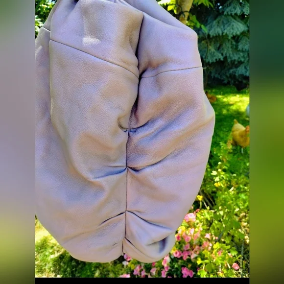 MICHAEL Michael Kors ERIN lilac leather shoulder handbag - Picture 13 of 17